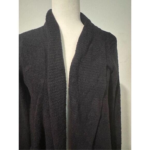 Barefoot dreams black cozy chic lite circle cardigan XS/S - Picture 5 of 9